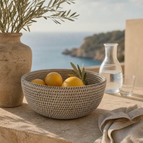 Rattan Fruit Bowl