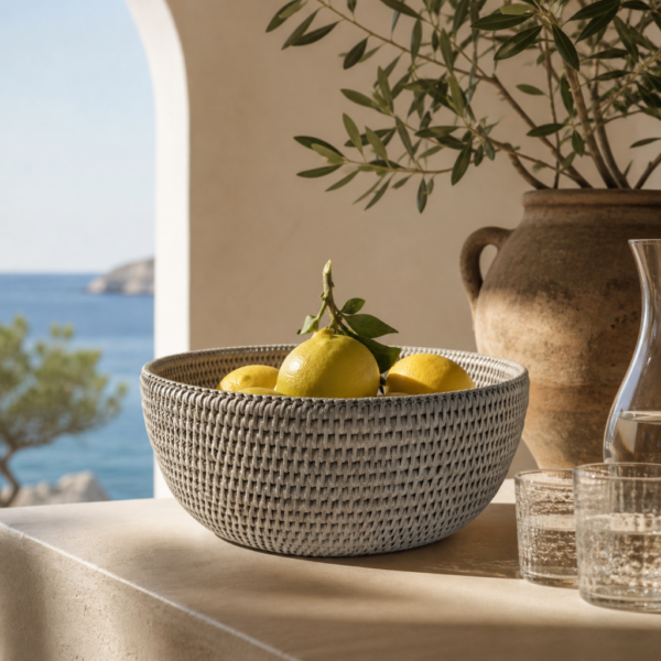 Rattan Fruit Bowl